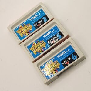 Tiger Electronics Wheel of Fortune Video Game Cartridges 2, 5 And 6 Untested